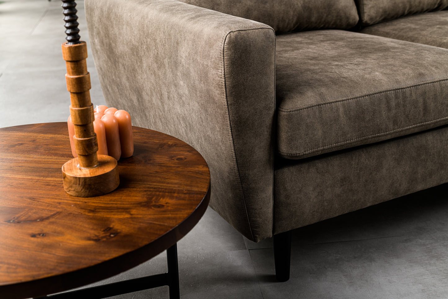 3-zitsbank CL L+R, stof Savannah S520 taupe