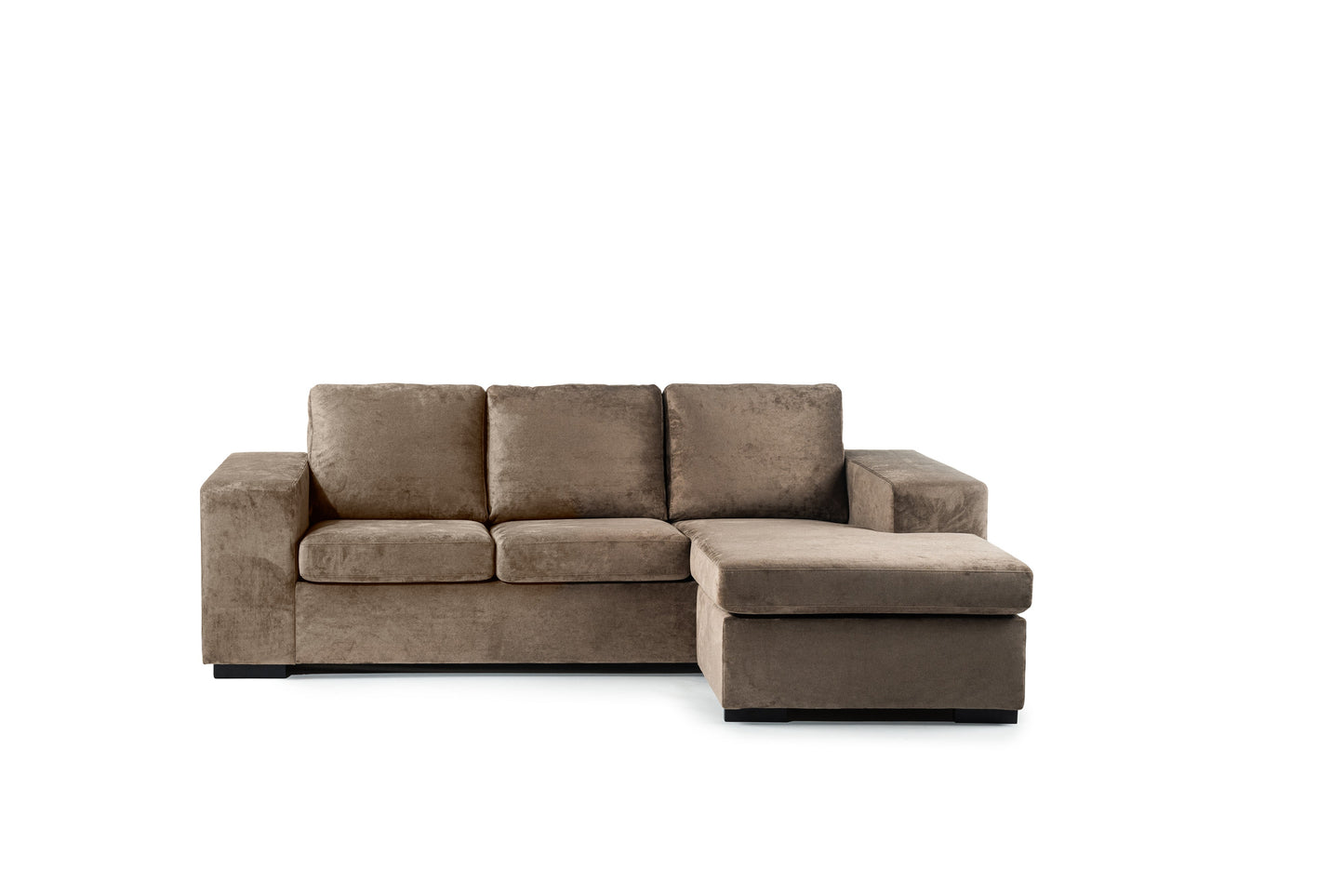 3-zitsbank CL L+R, stof Hotel Chique, H430 bruin
