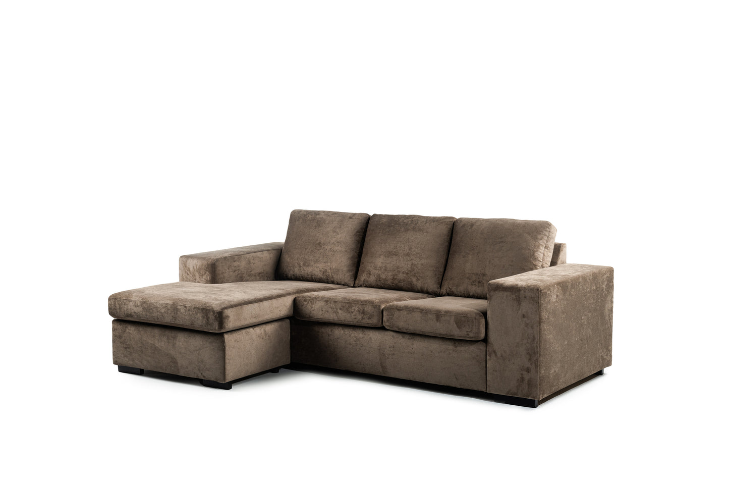 3-zitsbank CL L+R, stof Hotel Chique, H430 bruin