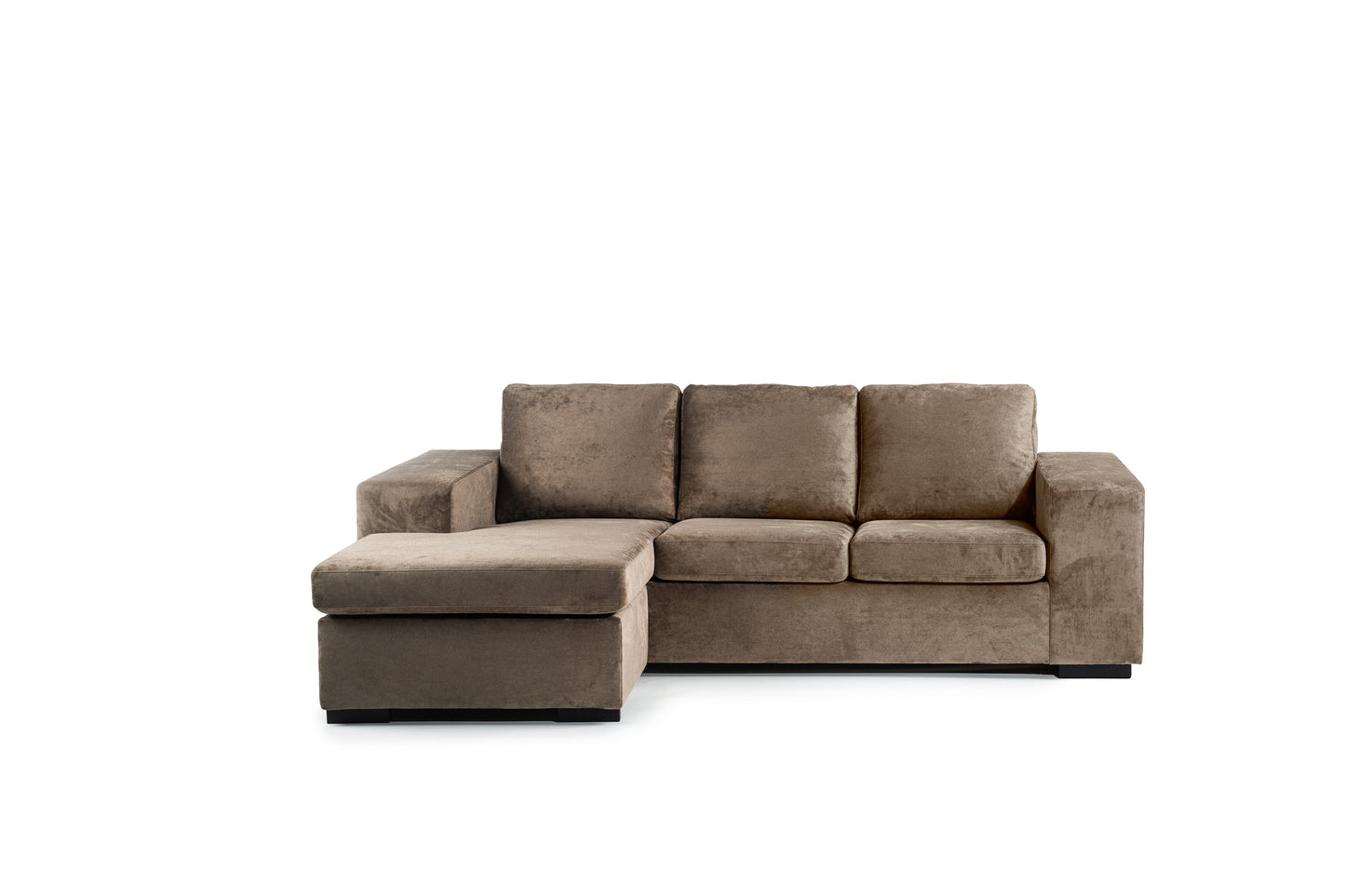 3-zitsbank CL L+R, stof Hotel Chique, H430 bruin