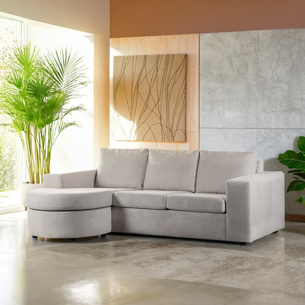3-zitsbank CL L+R, stof Lord 22, E460 beige