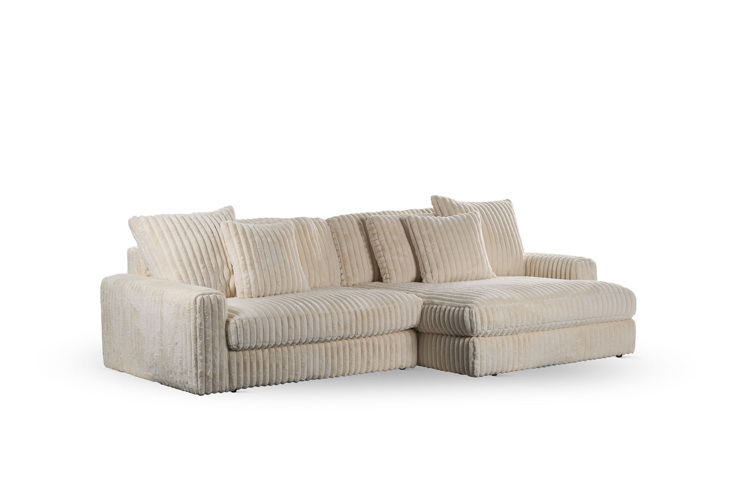 3-zitsbank CL L+R, stof Vito 23, D460 beige