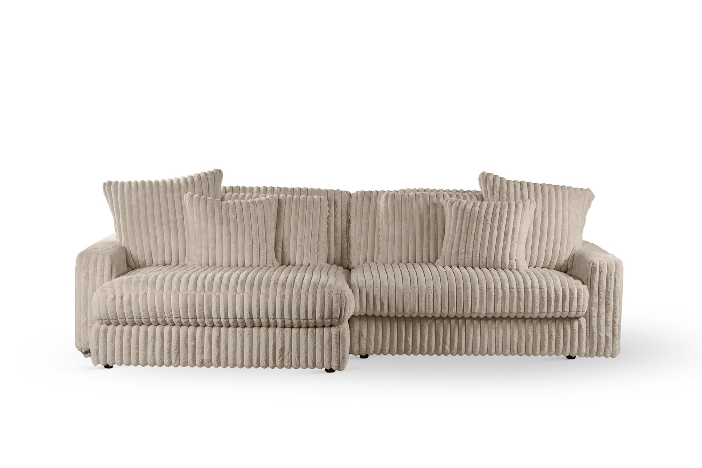 3-zitsbank CL L+R, stof Vito 23, D460 beige