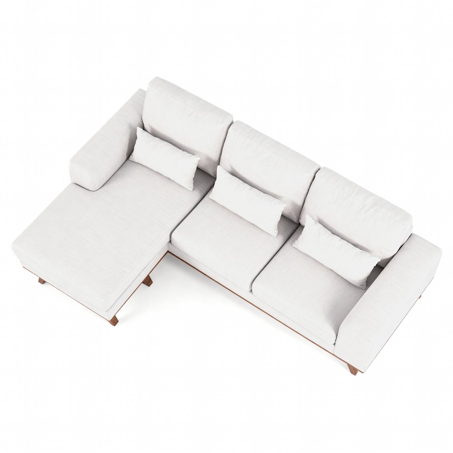 Japandi, 3-zitsbank CL L+R, stof Grande 03, G460 beige