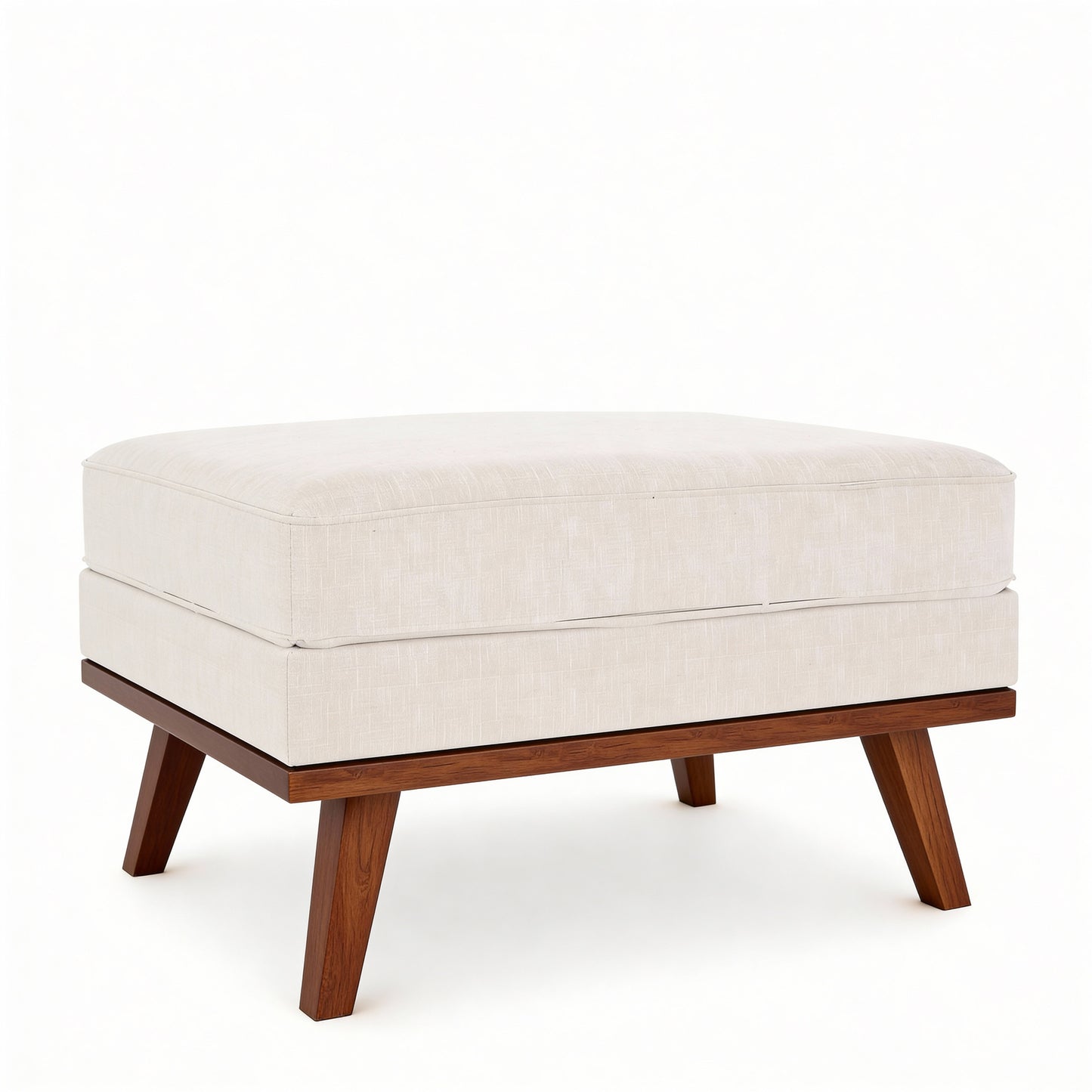 Japandi poef, stof Melva 02, M460 beige