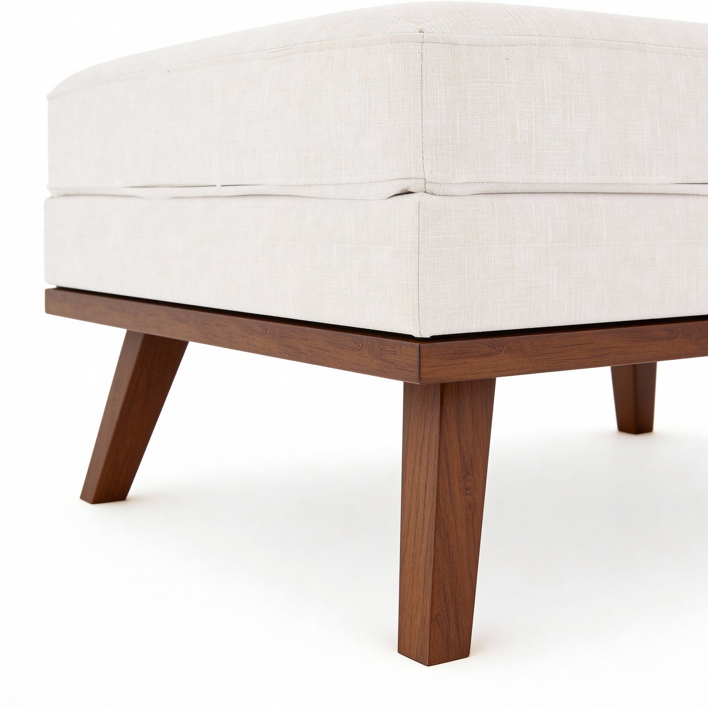 Japandi poef, stof Melva 02, M460 beige