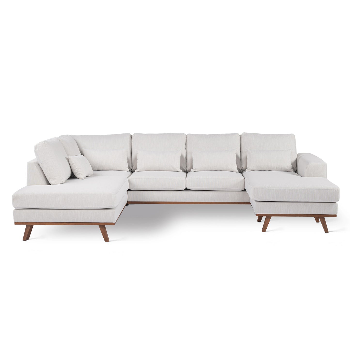 Japandi, 3-zits hoek links, stof Melva 02, M460 beige