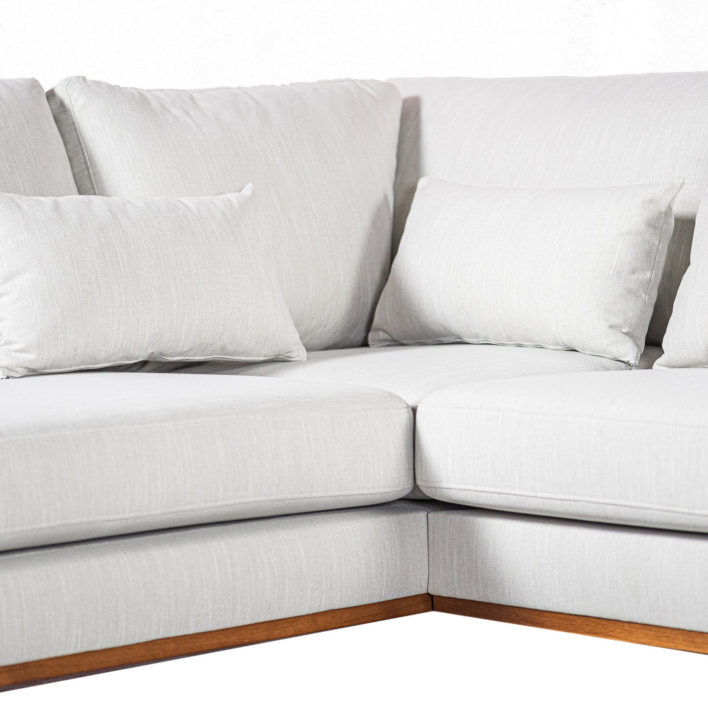 Japandi, 3-zits hoek links, stof Melva 02, M460 beige