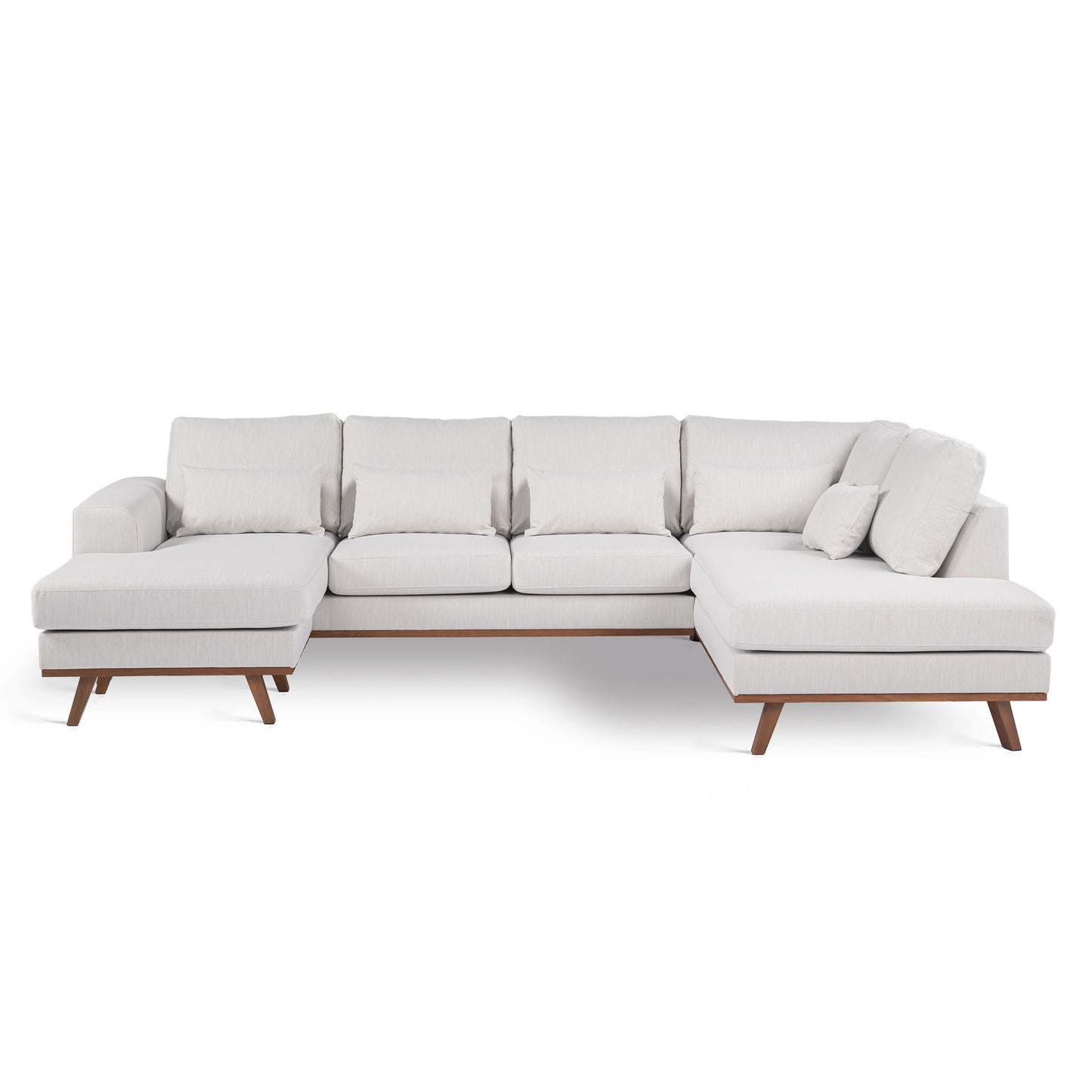 Japandi, 3-zits hoek rechts CL, stof Melva 02, M460 beige