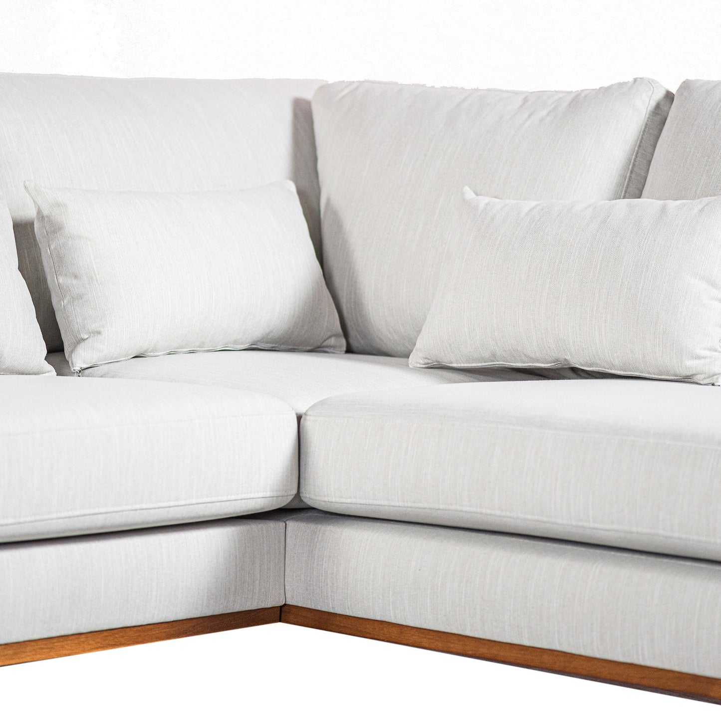 Japandi, 3-zits hoek rechts CL, stof Melva 02, M460 beige