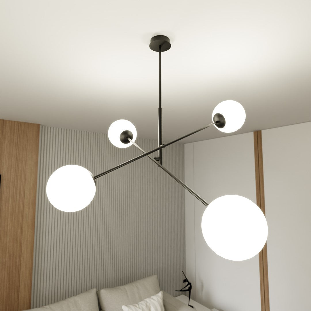 LINEAIR 4 ZWART/OPAAL
