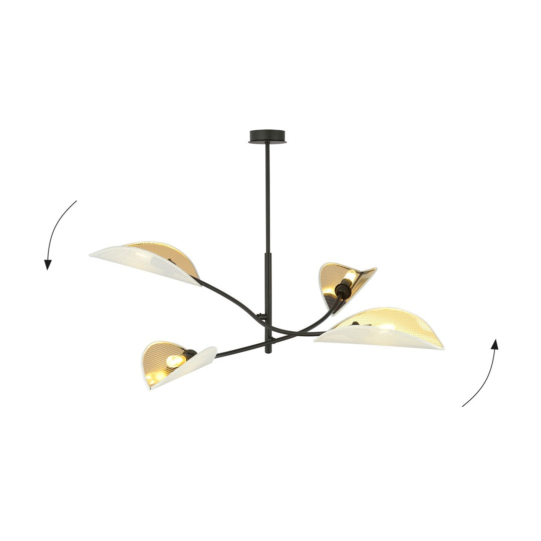 LOTUS 4 WIT/GOUD