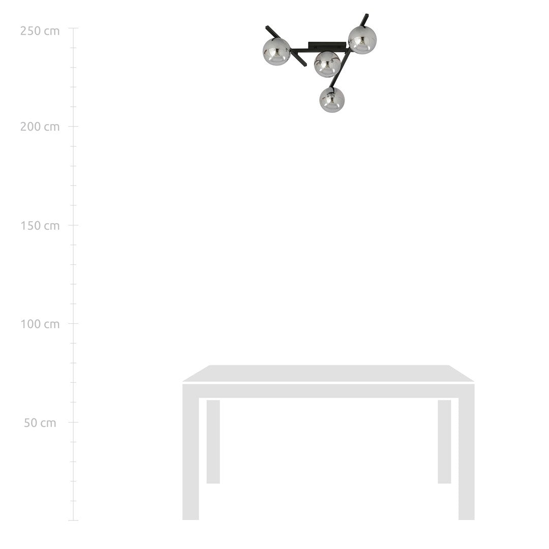 SMART 4 ZWART/GRAFIET