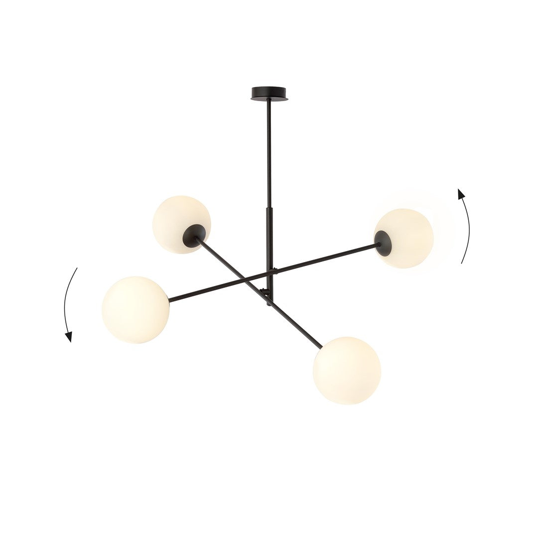 LINEAIR 4 ZWART/OPAAL