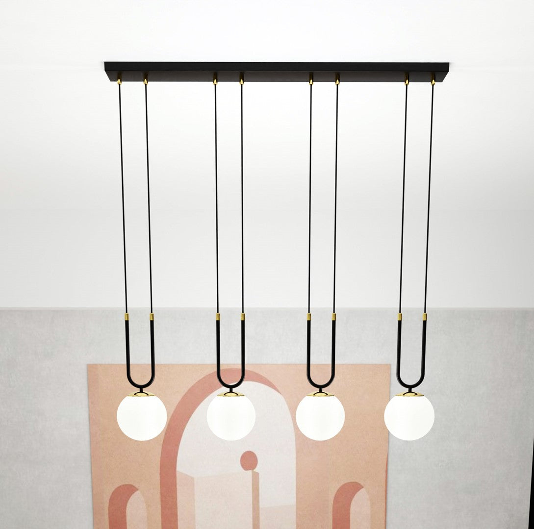 GLAM 4 ZWART/OPAAL