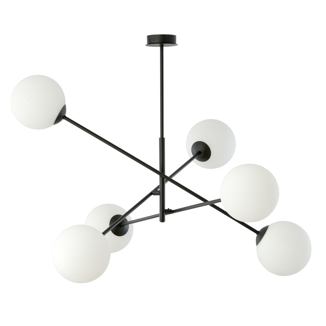 LINEAR 6 ZWART/OPAAL