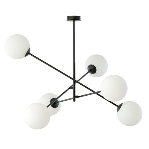 LINEAR 6 ZWART/OPAAL