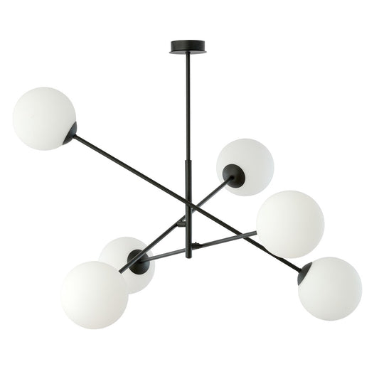 LINEAR 6 ZWART/OPAAL
