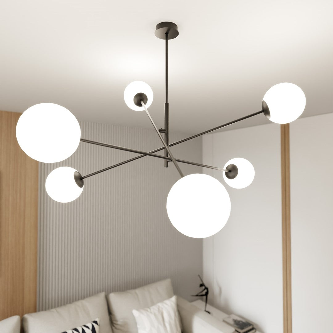 LINEAR 6 ZWART/OPAAL