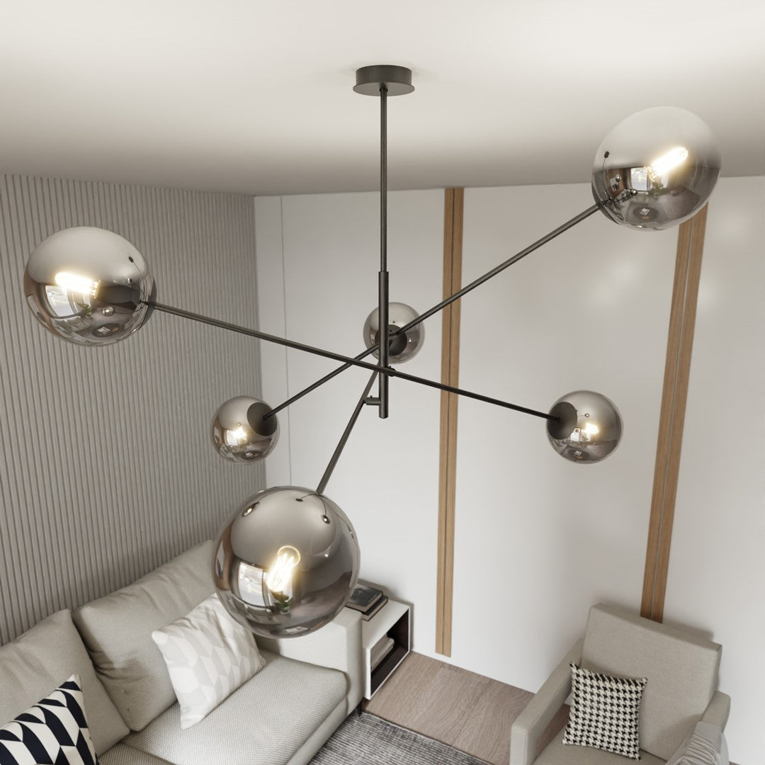LINEAR 6 ZWART/GRAFIET