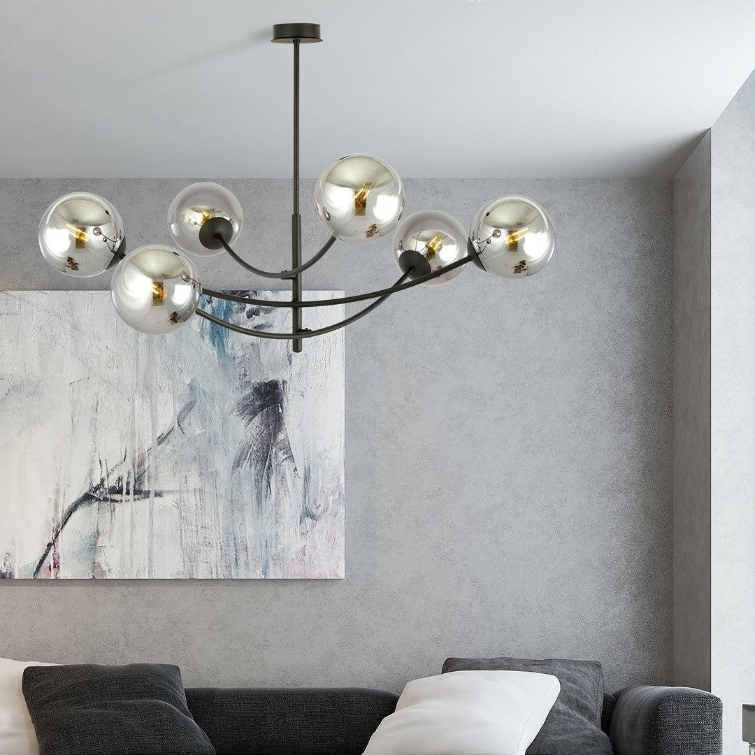 HUNTER 6 ZWART/GRAFIET