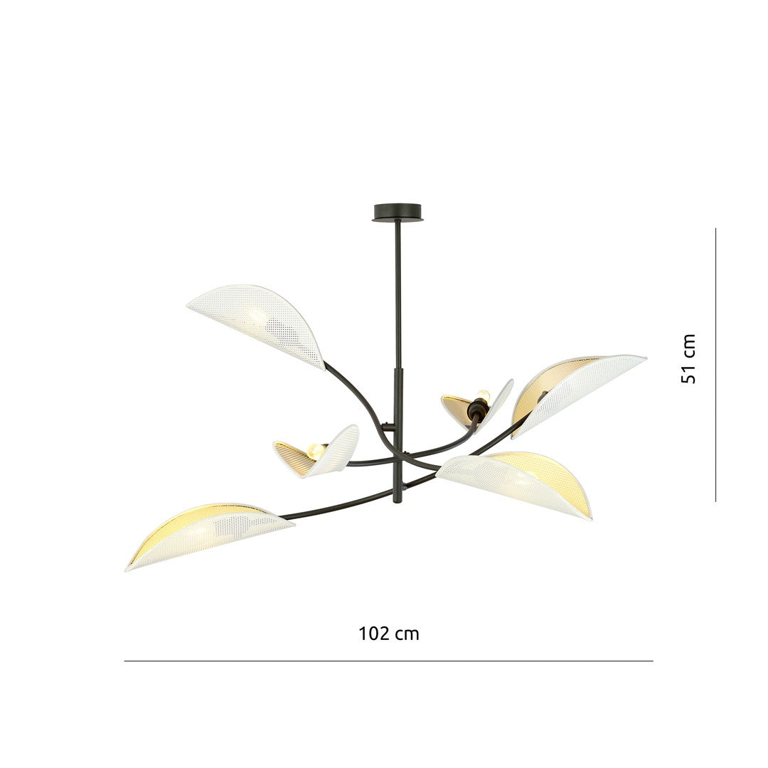 LOTUS 6 WIT/GOUD