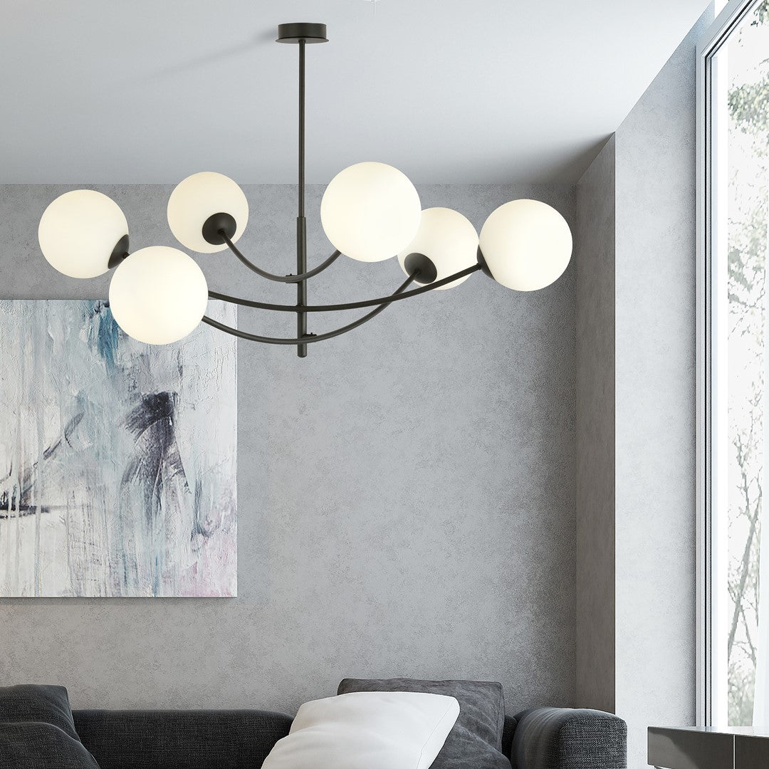 HUNTER 6 ZWART/OPAL