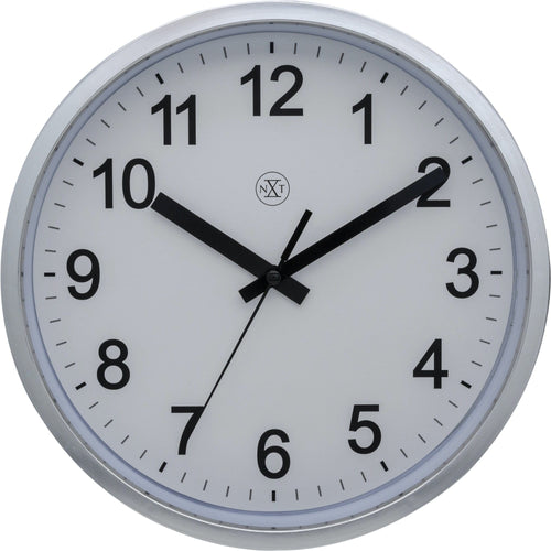 Wandklok - 25,5 cm - Plastic - 'Robuust'