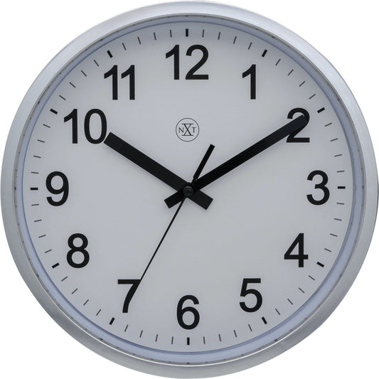 Wandklok - 25,5 cm - Plastic - 'Robuust'