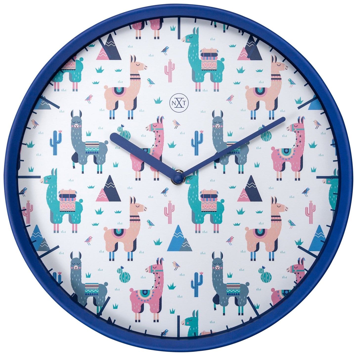 Wandklok - 30 cm - Plastic - 'Alpaca'