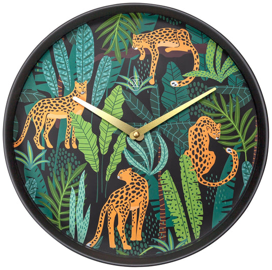 Wandklok - 30 cm - kunststof - 'Urban Jungle'