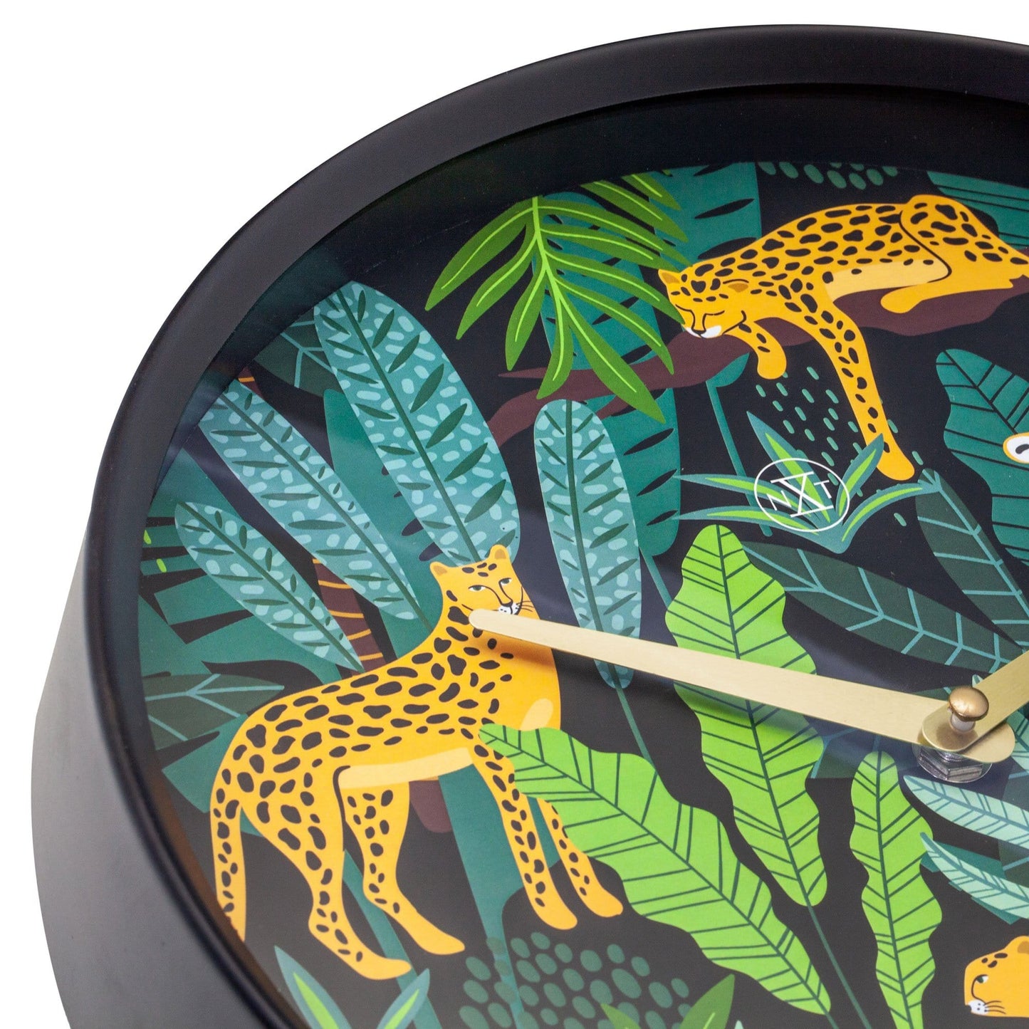 Wandklok - 30 cm - kunststof - 'Urban Jungle'