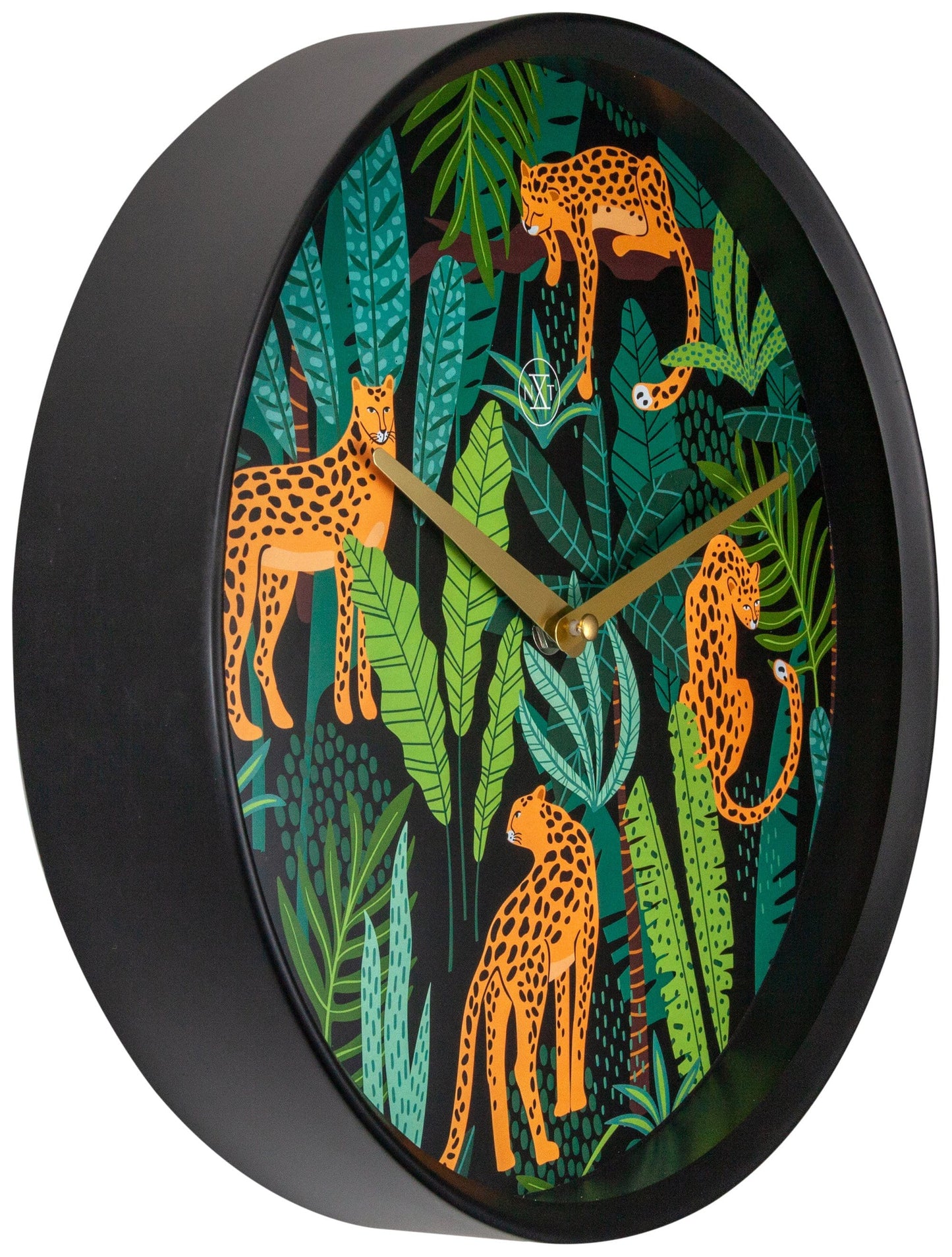 Wandklok - 30 cm - kunststof - 'Urban Jungle'