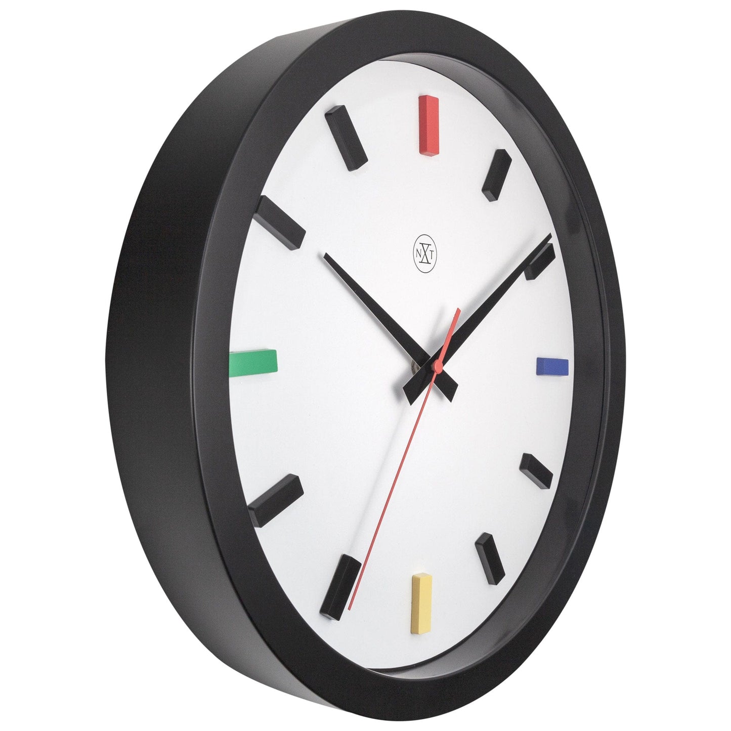 Wandklok 36 cm - Stil - Kunststof - "Mix"