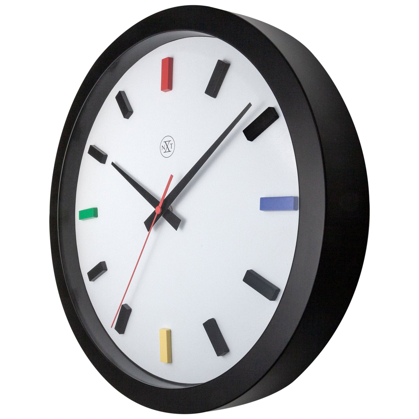 Wandklok 36 cm - Stil - Kunststof - "Mix"