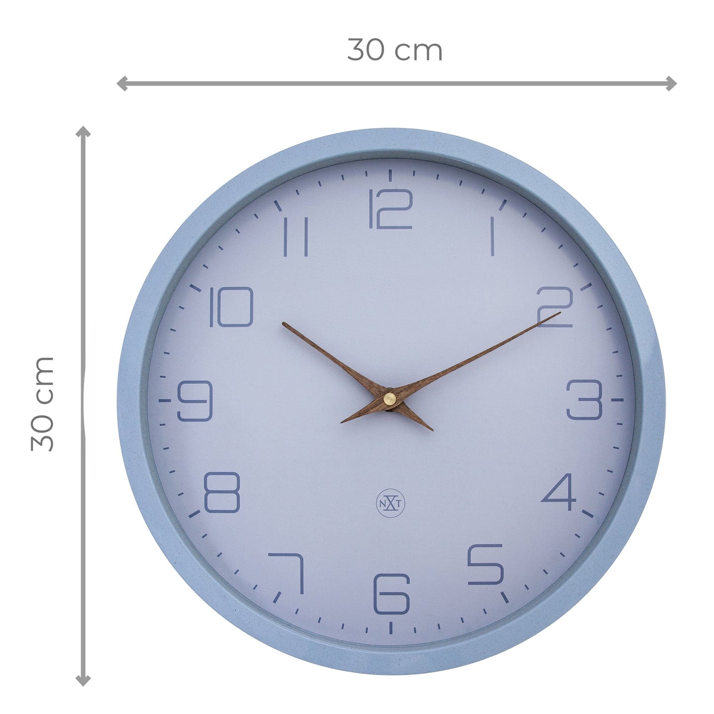 Wandklok 30 cm - geruisloos - papier & bioplastic - nXt 'Eco'