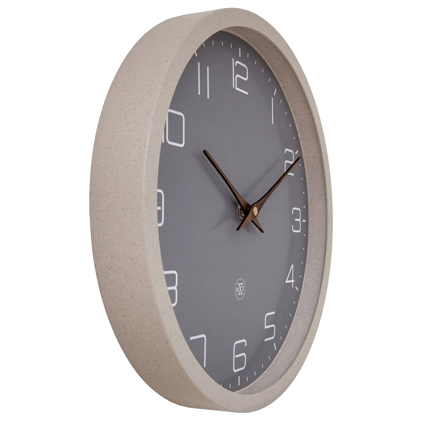 Wandklok 30 cm - geruisloos - papier & bioplastic - nXt 'Eco'