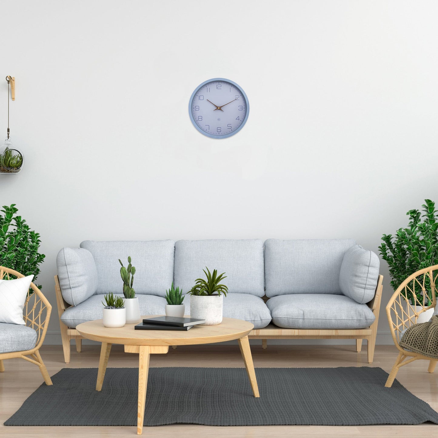Wandklok 30 cm - geruisloos - papier & bioplastic - nXt 'Eco'