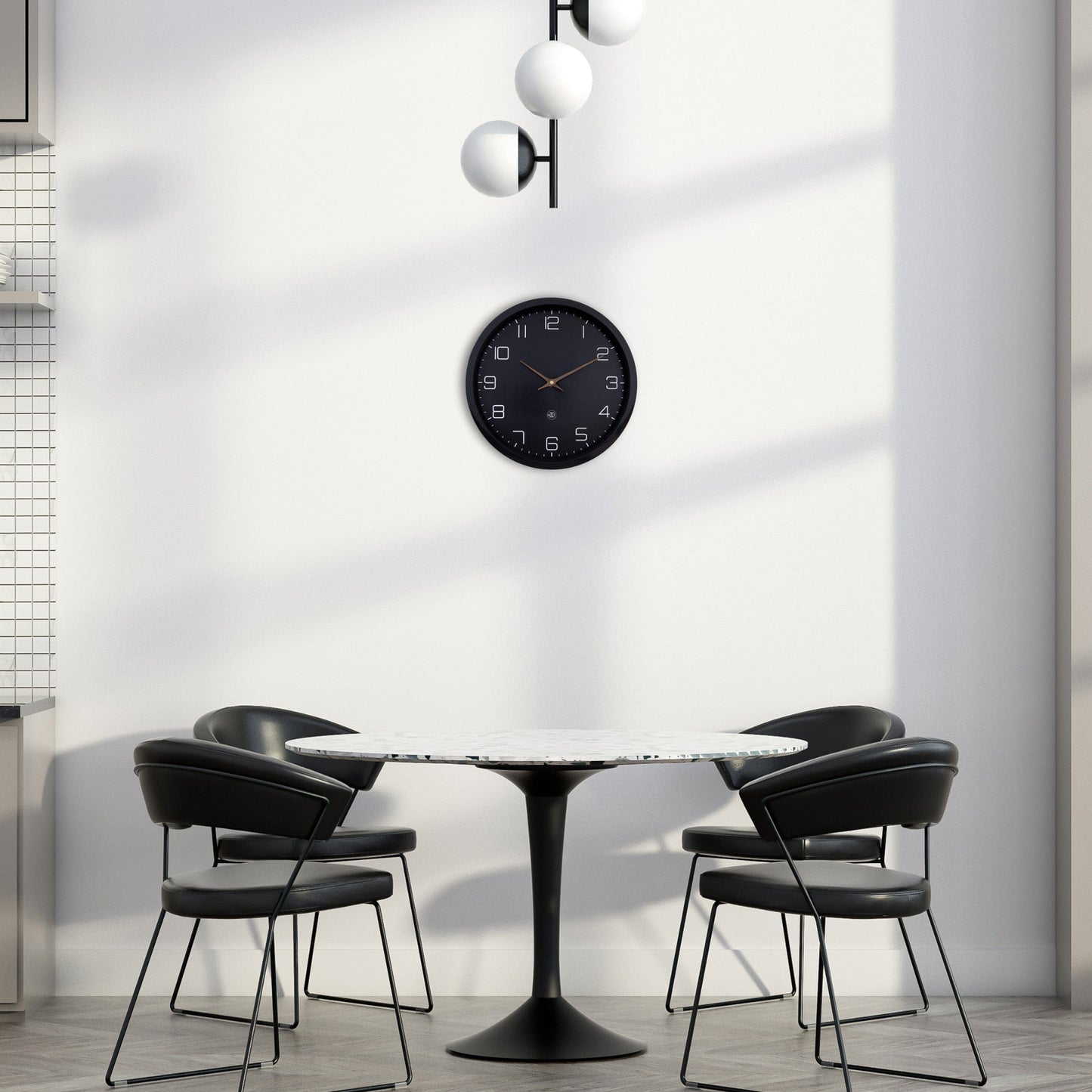 Wandklok 30 cm - geruisloos - papier & bioplastic - nXt 'Eco'