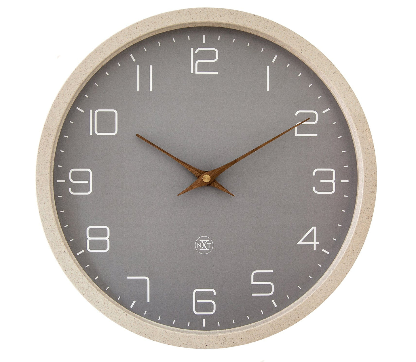 Wandklok 30 cm - geruisloos - papier & bioplastic - nXt 'Eco'