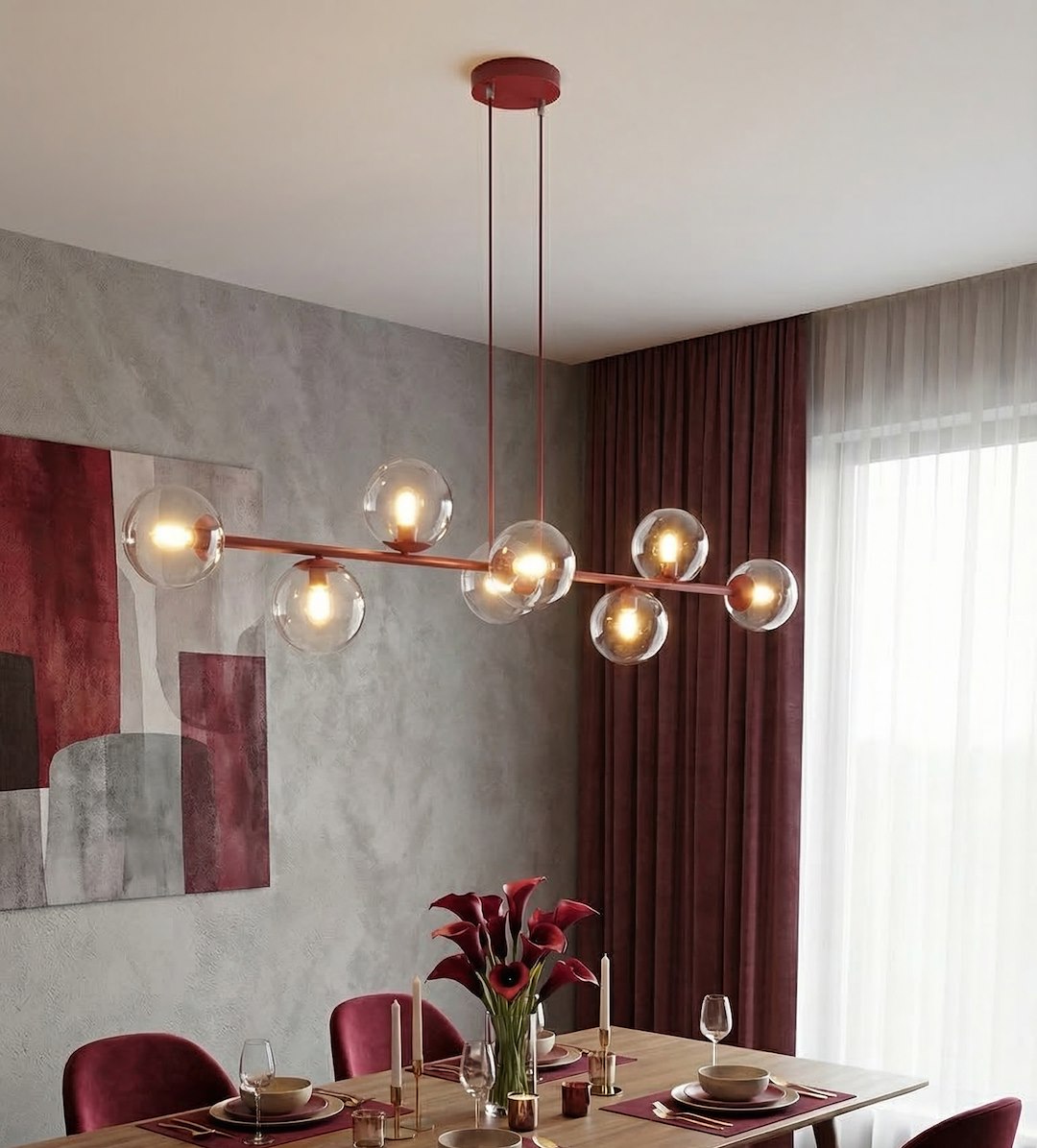 MAGNUS 8 BORDEAUX TRANSPARANT