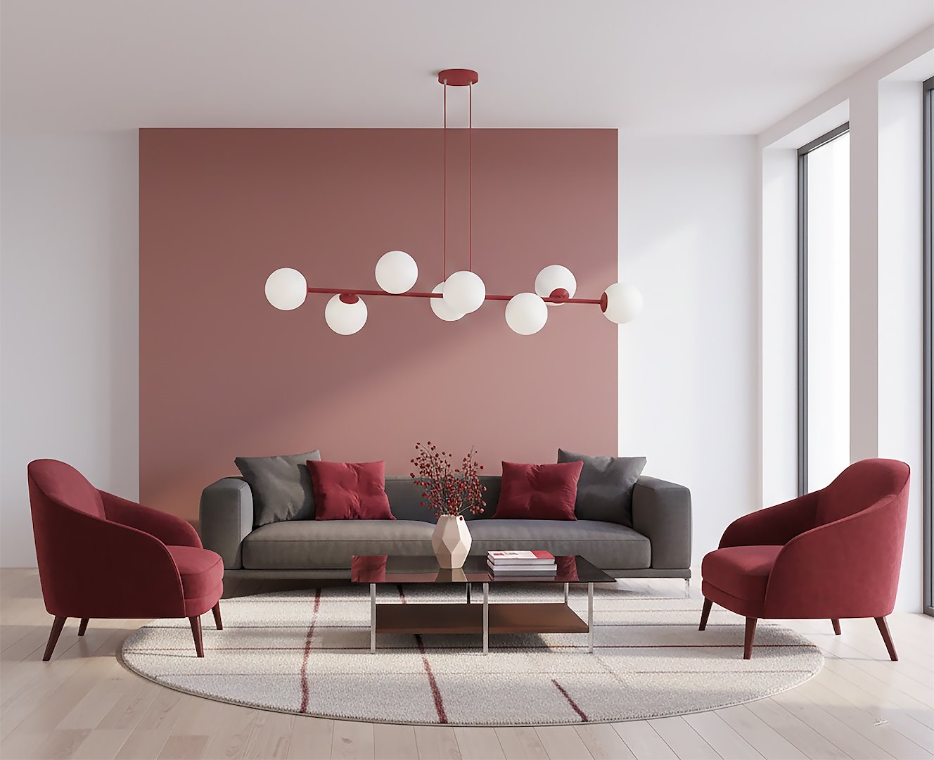 MAGNUS 8 BORDEAUXROOD OPAAL