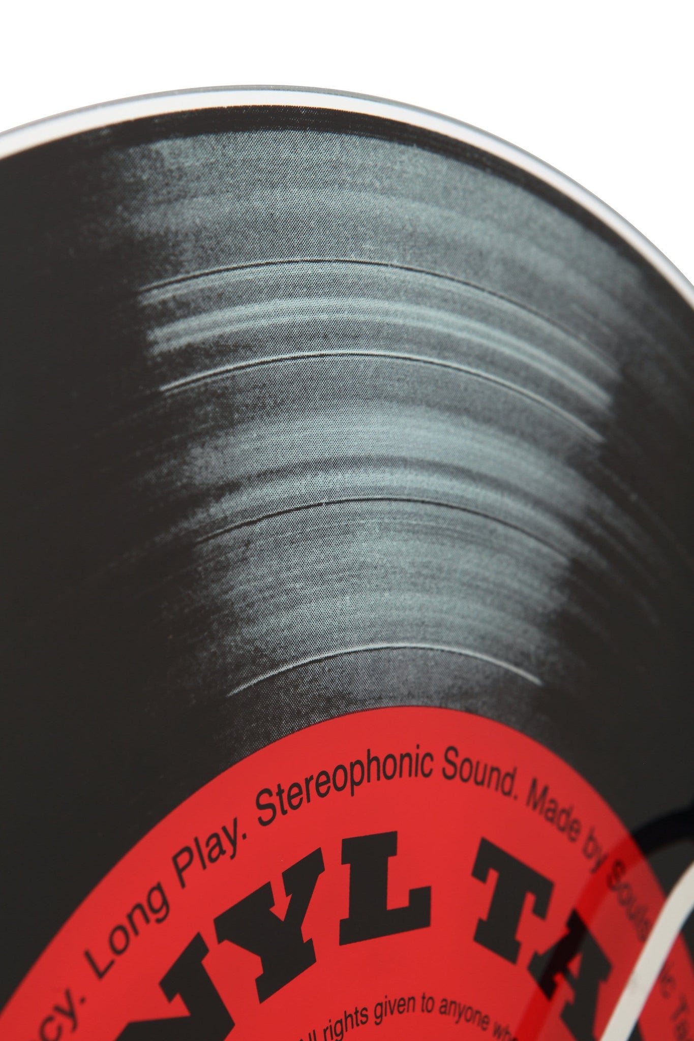Wandklok - 43 cm - Glas - 'Vinyl Tap'