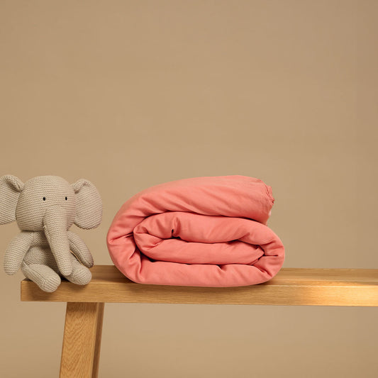 Coco & Cici - Kinderen - TENCEL Keper Dekbedovertrek Blush -