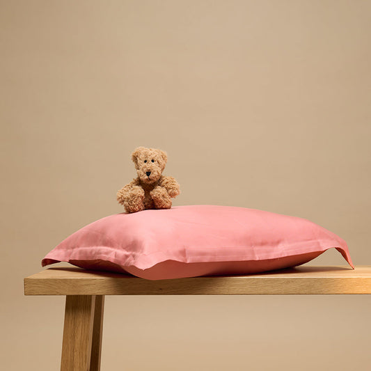 Coco & Cici - Kinderen - TENCEL Twill Kussensloop Roze - 50 x 60 cm