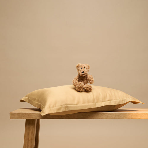 Coco & Cici - Kinderen - TENCEL Twill Kussensloop Okergeel - 50 x 60