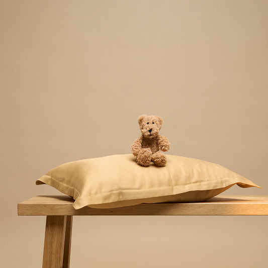 Coco & Cici - Kinderen - TENCEL Twill Kussensloop Okergeel - 50 x 60
