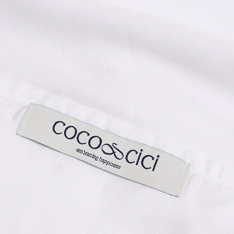 Coco & Cici - TENCEL Twill Kussensloop Wit - 1 kussensloop 50x90