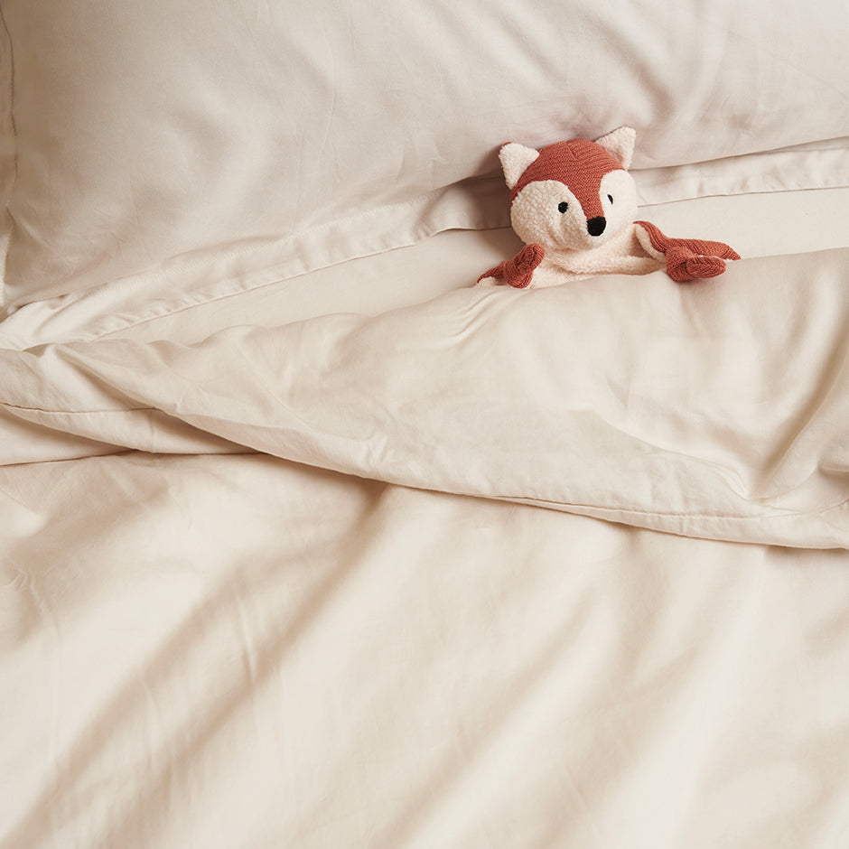 Coco & Cici - Kinder - Hoeslaken TENCEL Keper Beige - 70x145x15