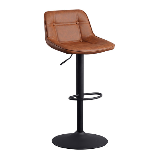 Barkruk Ezra cognac PU